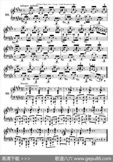 160Eight-MeasureExercises.Op.821（车尔尼160首钢琴八小节练习曲（88——103））|车尔尼