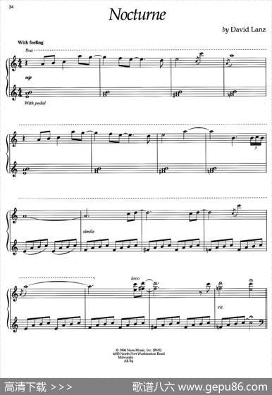 Nocturne|[美]大卫·兰兹(DavidLanz)，