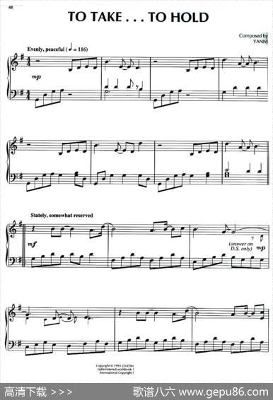 ToTake...ToHold|[美]雅尼（Yanni）