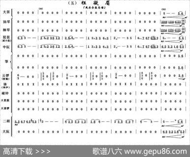 枉凝眉（民乐合奏总谱）