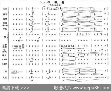 枉凝眉（民乐合奏总谱）