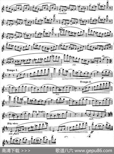 柯勒长笛练习曲作品33号（第二册）（8）|埃内斯托·柯勒（ERNESTOKOEHLER）