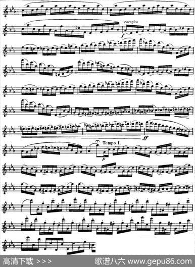 柯勒长笛练习曲作品33号（第三册）（6）|埃内斯托·柯勒（ERNESTOKOEHLER）