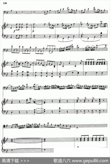 降B大调协奏曲（大管+钢琴伴奏）|[奥]莫扎特