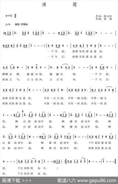清莲 - 唐太培|赵斌