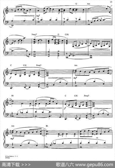IfYouBeleve|JimBrickman（金布来克曼）