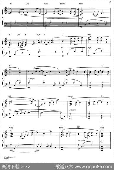 IfYouBeleve|JimBrickman（金布来克曼）