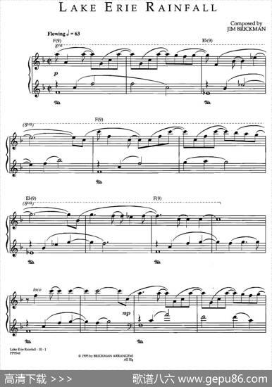 LakeErieRainfall|JimBrickman（金布来克曼）