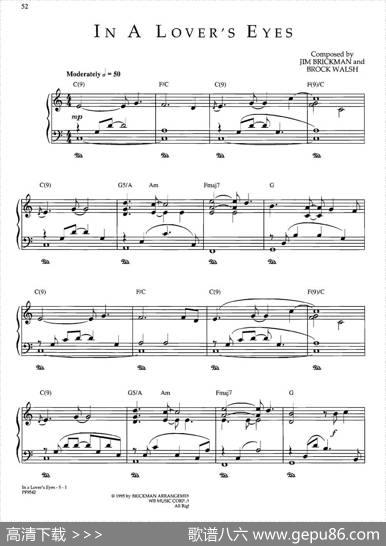 InALover'sEyes|JimBrickman（金布来克曼）