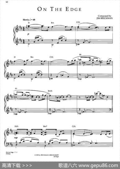 OnTheEdge|JimBrickman（金布来克曼）