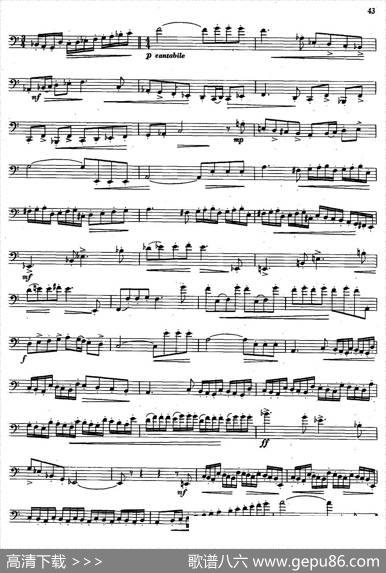 大管高级练习曲第二部分节奏练习（7）|维克多尔·勃隆斯
