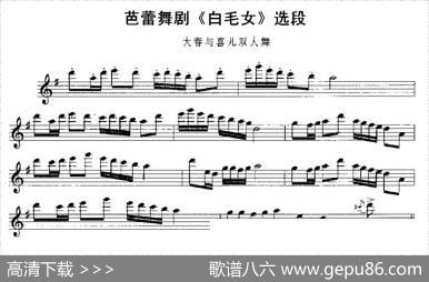 大春与喜儿双人舞（芭蕾舞剧《白毛女》选段）