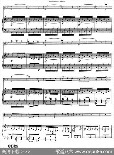 Scherzo（长笛+钢琴）