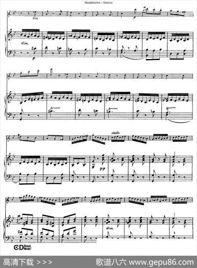Scherzo（长笛+钢琴）