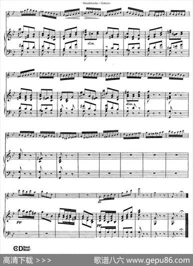 Scherzo（长笛+钢琴）