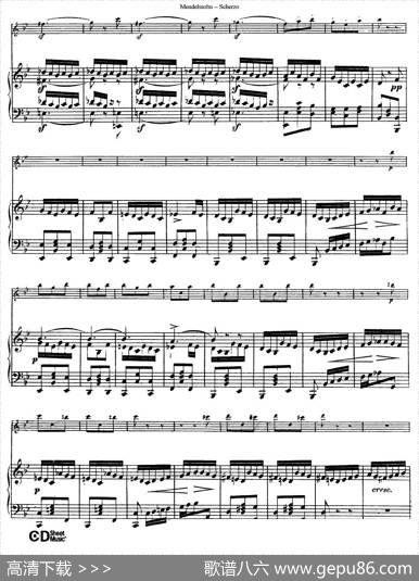 Scherzo（长笛+钢琴）
