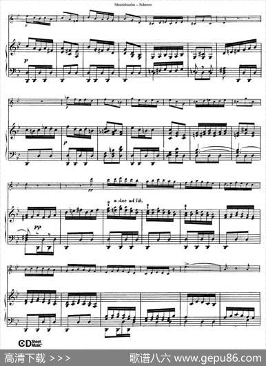 Scherzo（长笛+钢琴）