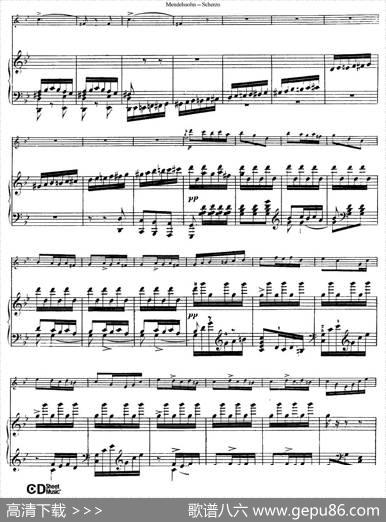 Scherzo（长笛+钢琴）