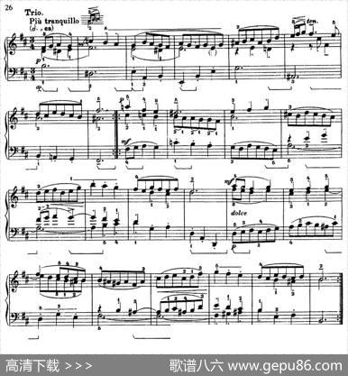 第三组曲：b小调·小步舞|J·S·巴赫
