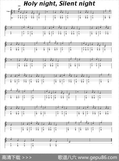 Holynight,Silentnight（平安夜）（布鲁斯）