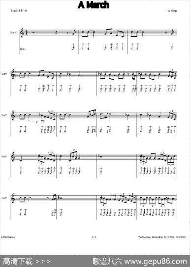 AMarch（一个月）（布鲁斯）