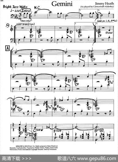 Gemini（爵士钢琴曲）