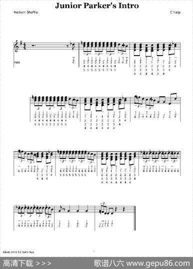 JuniorParker‘sIntro（布鲁斯）