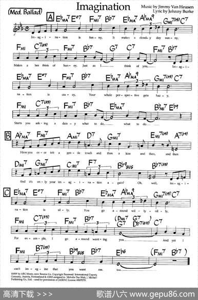 Imagination（爵士钢琴曲）