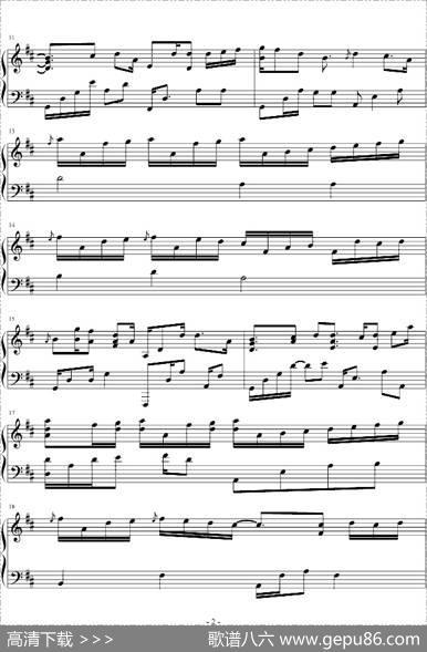 卡农随想曲（LittleVersionof'Canon'inD）