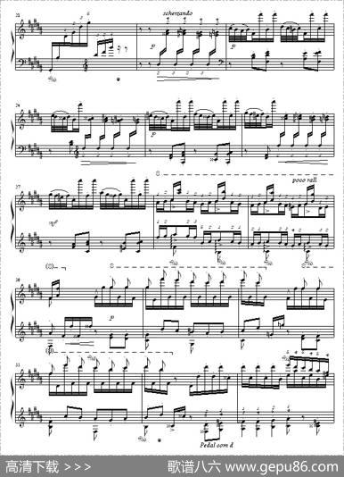 钟（帕格尼尼大练习曲III、“清代皇帝”制谱版）