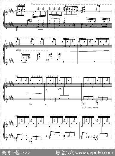 钟（帕格尼尼大练习曲III、“清代皇帝”制谱版）