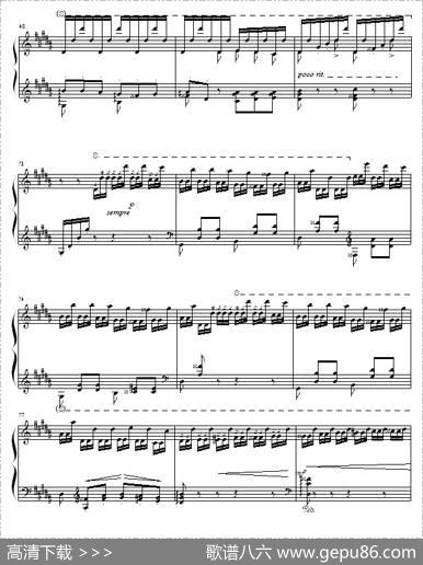 钟（帕格尼尼大练习曲III、“清代皇帝”制谱版）