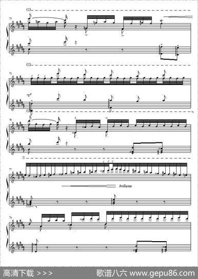 钟（帕格尼尼大练习曲III、“清代皇帝”制谱版）