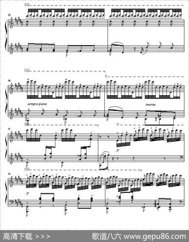钟（帕格尼尼大练习曲III、“清代皇帝”制谱版）