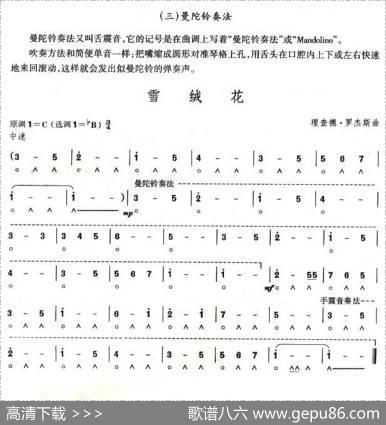 考级六级曲目：雪绒花