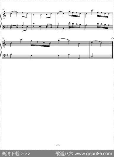 小步舞曲（莫扎特）K.1