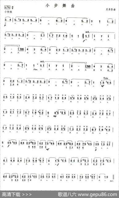考级十级曲目：小步舞曲