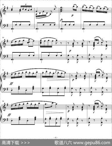 吉普赛回旋曲（全国钢琴演奏（业余）考级第六级曲目）