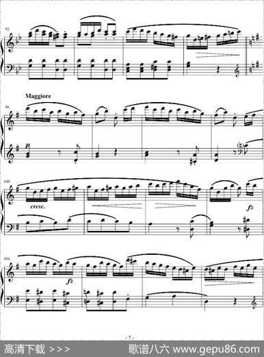 吉普赛回旋曲（全国钢琴演奏（业余）考级第六级曲目）