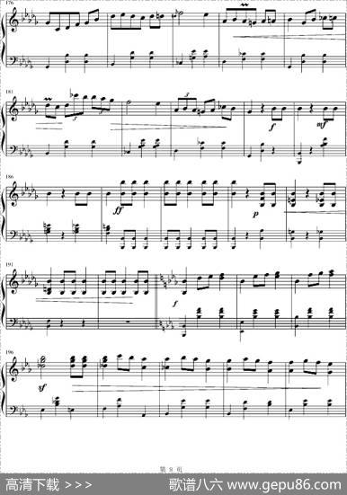华丽的大圆舞曲（冯明东制谱版）|肖邦曲、冯明东制谱