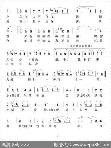 [意]饮酒歌（歌剧《茶花女》选曲）