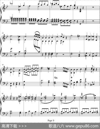 莫扎特第四十号交响曲（第一乐章）