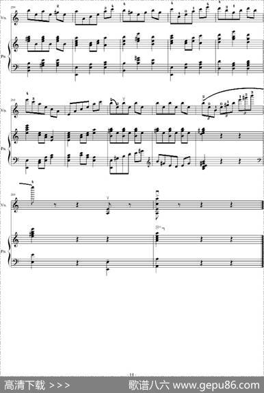 A小调舞曲（ForPianoAndViolin）