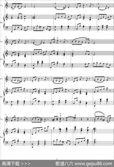 A小调舞曲（ForPianoAndViolin）