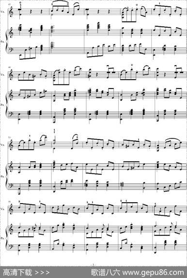 A小调舞曲（ForPianoAndViolin）