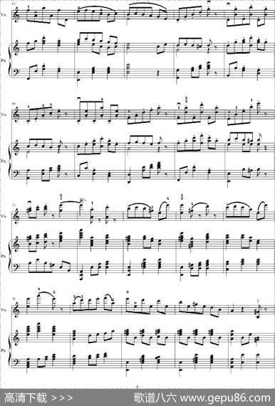 A小调舞曲（ForPianoAndViolin）