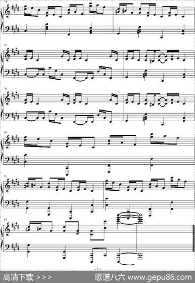 CroatianRhapsody（克罗地亚狂想曲）（风惊制谱版）