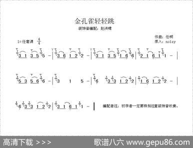 金孔雀轻轻跳|任明