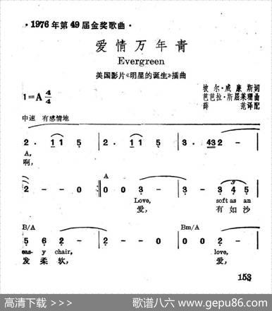 [美]爱情万年青|薛范译配