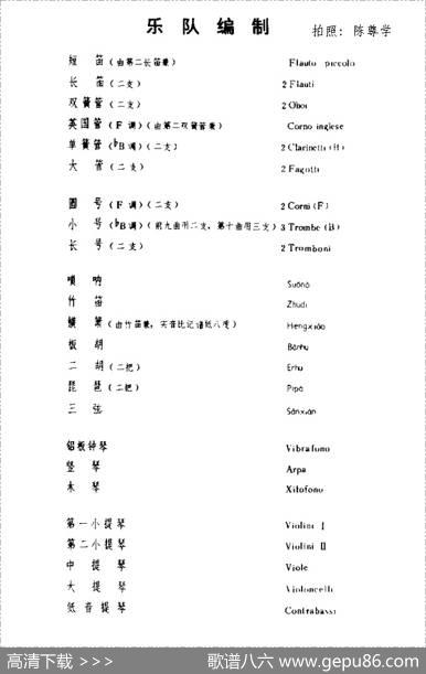 长征组歌说明